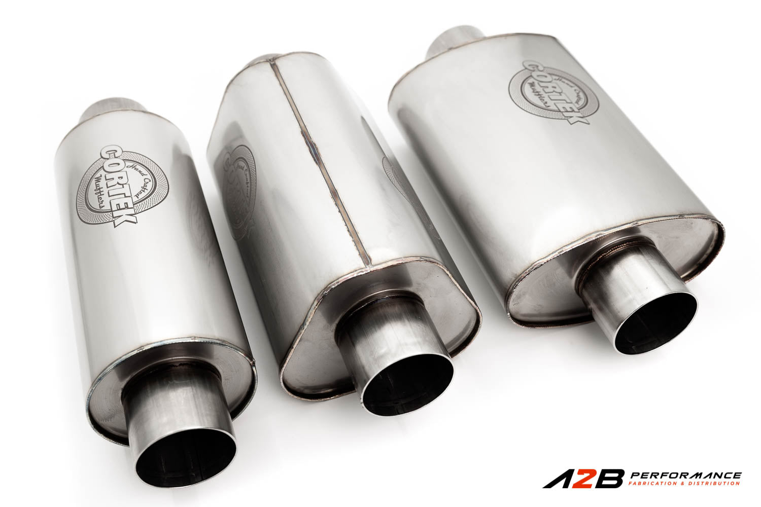 Cortek Series 58 Oval Muffler / Resonator (Center/Center)