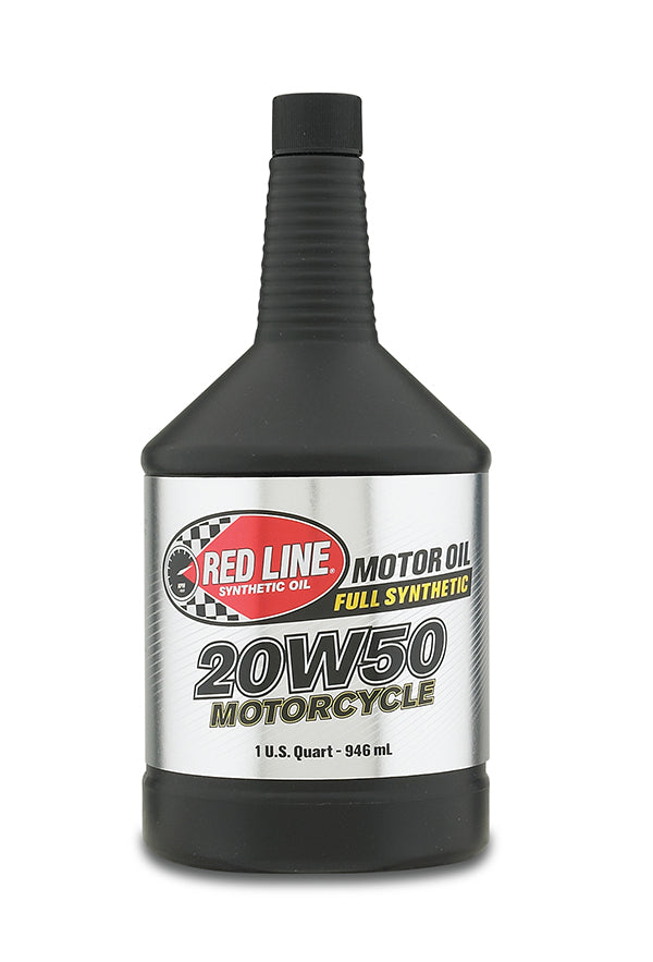 Red Line 20W50 Motorcycle Oil quart