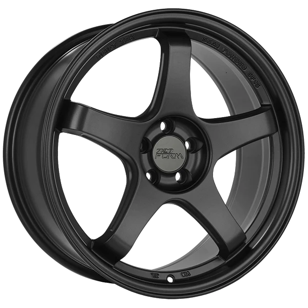 GTF6 Wheels Satin Black 17x7.5 +35 5x114.3 73.1mm