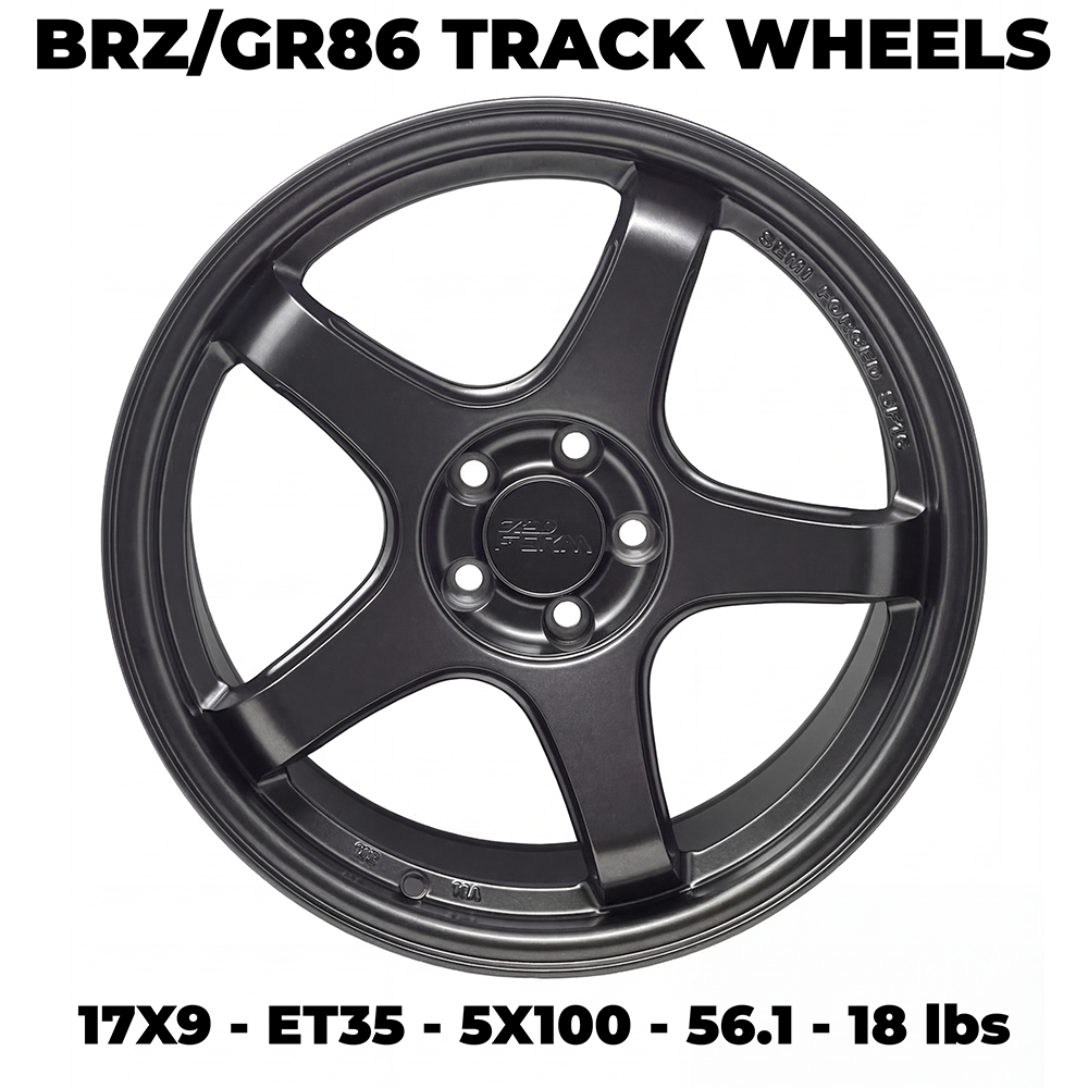 GTF6 Wheels 17x9 ET35 5x100 56.1 for BRZ & GR86