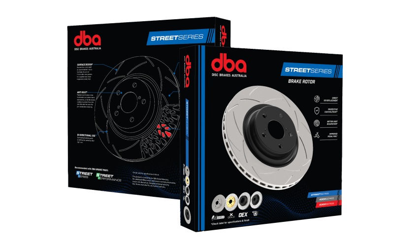 DBA 06-07 Mazda 6 Rear Slotted Street Series Rotor