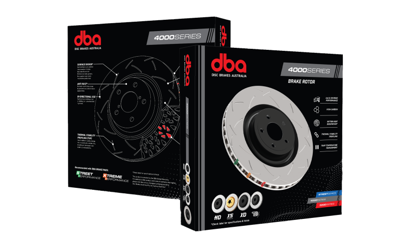 DBA 03-05 350Z / 03-04 G35 / 03-05 G35X Front Slotted 4000 Series Rotor