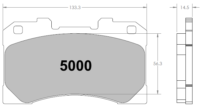 5000.331.15.44 - Front PFC 331 Racing Brake Pads