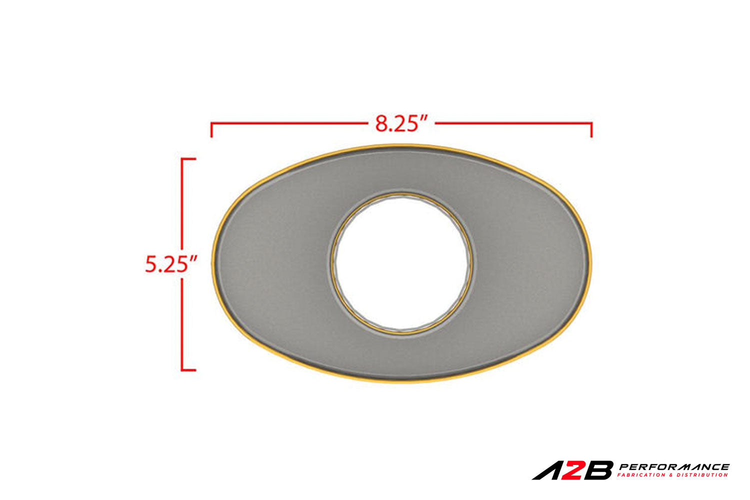 Cortek Series 58 Oval Muffler / Resonator (Center/Center)