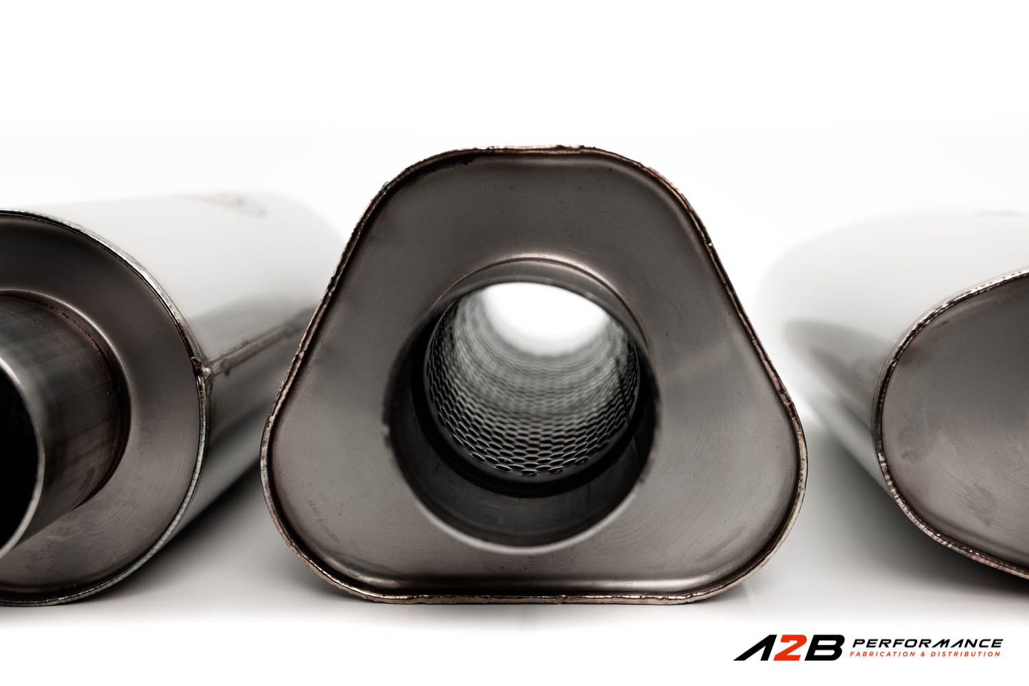 Cortek Series TR Triangle Muffler / Resonator (center/center)