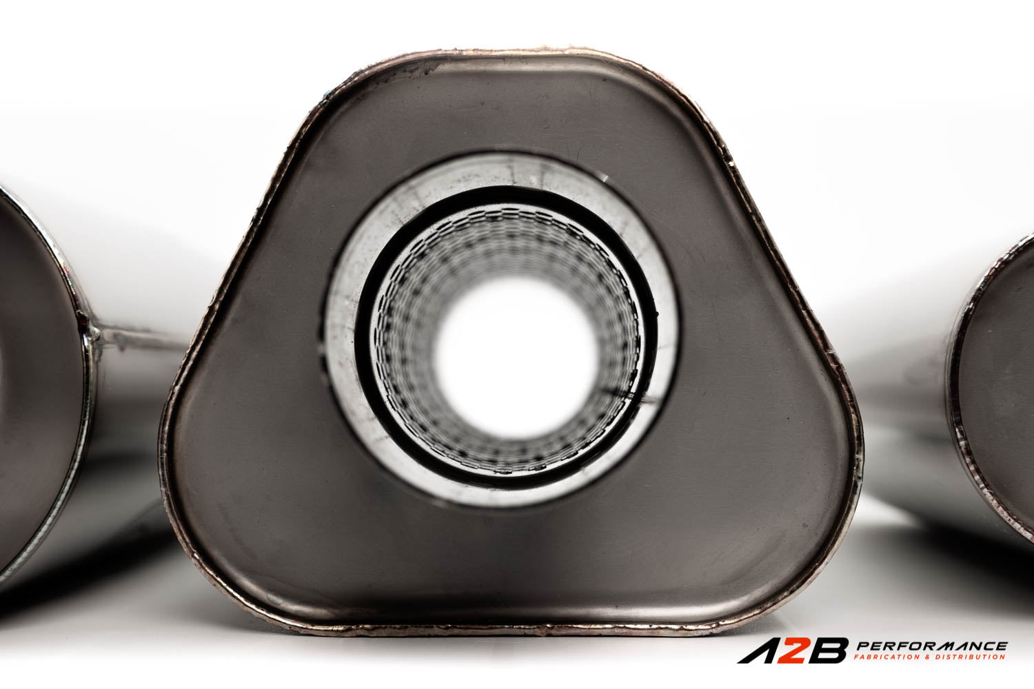 Cortek Series TR Triangle Muffler / Resonator (center/center)