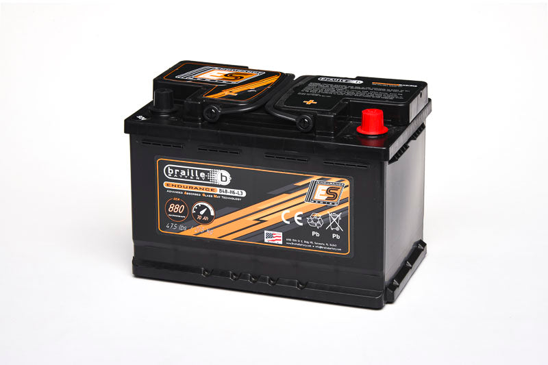 Braille B48-H6-L3 Endurance Advanced AGM Battery