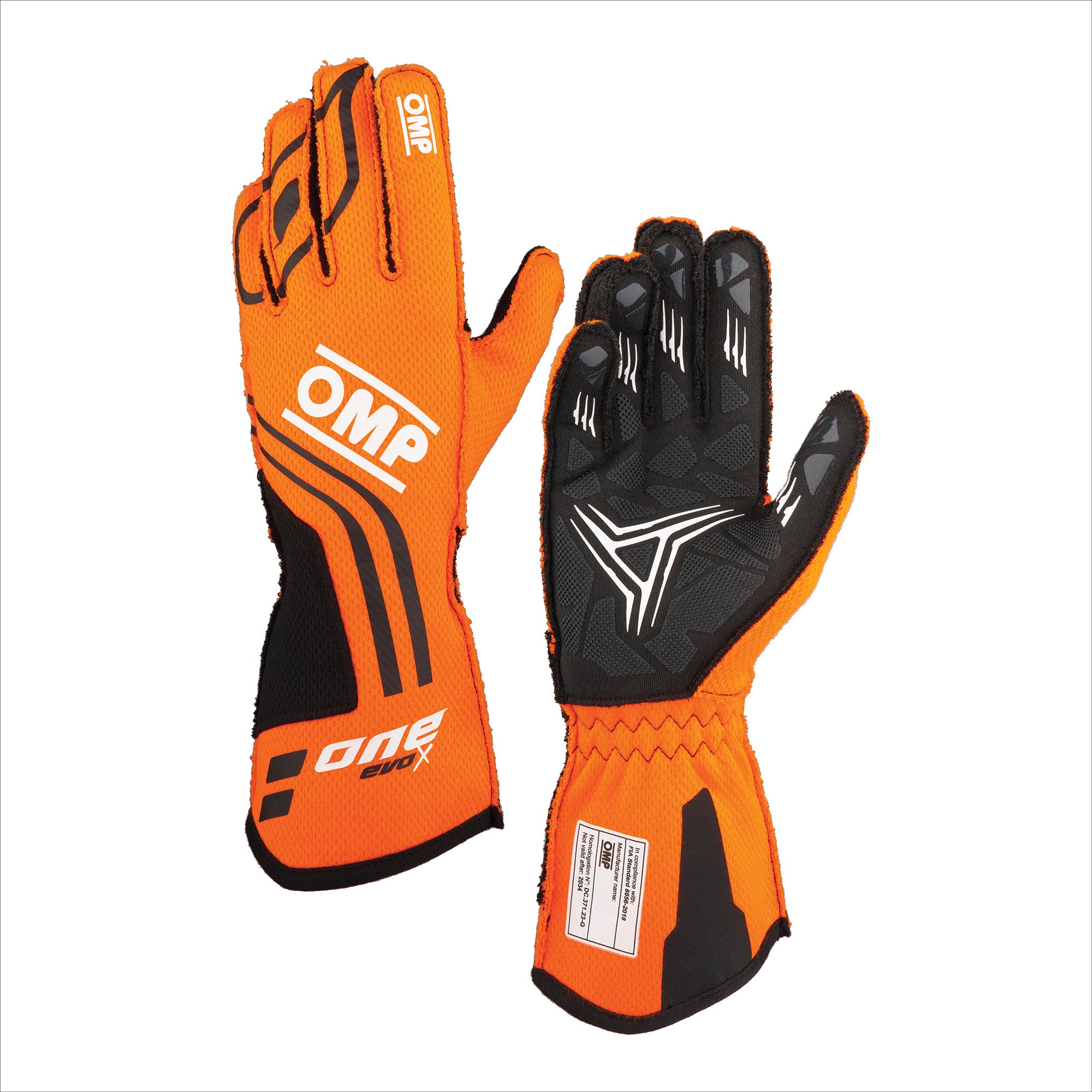 OMP One Evo X Auto Racing Gloves (MY2025)